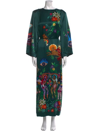 ALÉMAIS Silk Long Dress