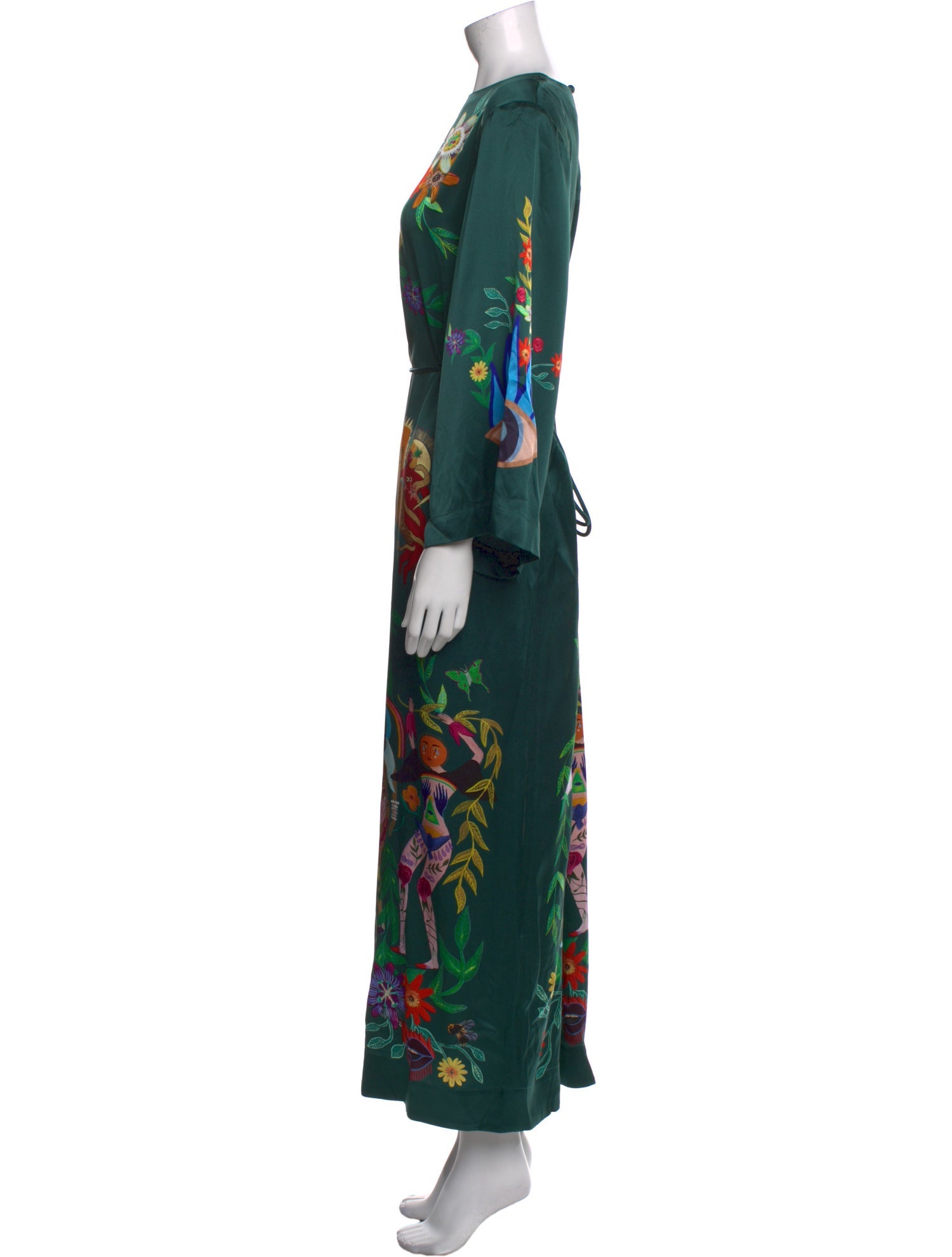 ALÉMAIS Silk Long Dress