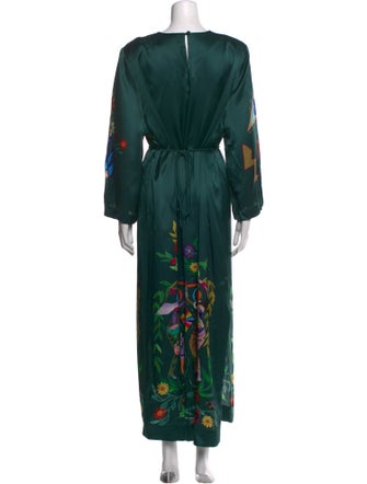 ALÉMAIS Silk Long Dress