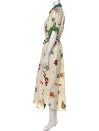 ALÉMAIS Linen Long Dress