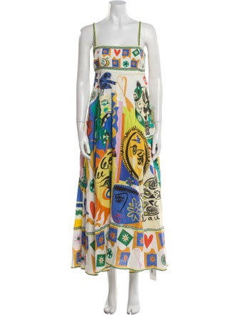 ALÉMAIS Linen Long Dress