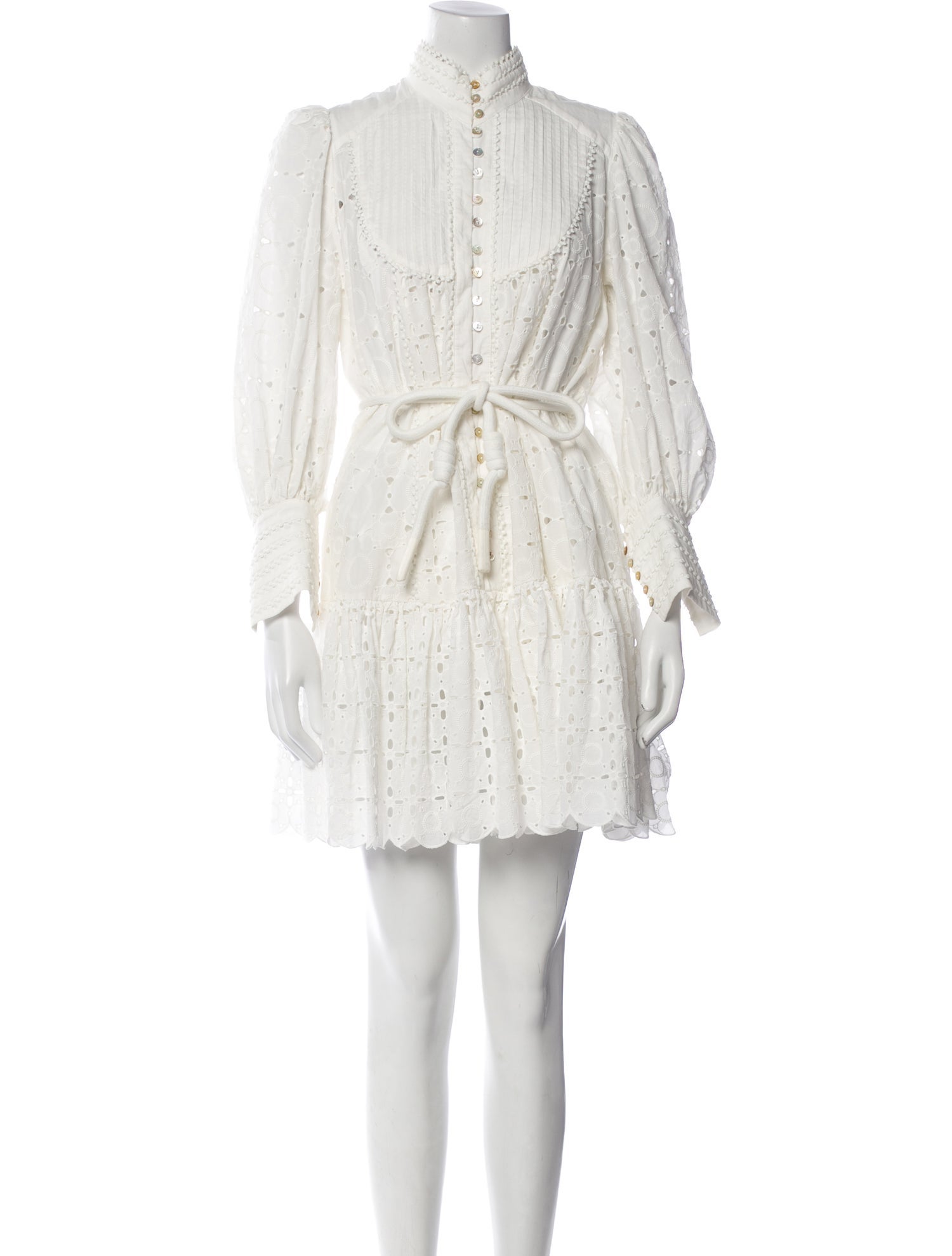 ALÉMAIS Mock Neck Mini Dress