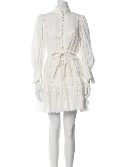 ALÉMAIS Mock Neck Mini Dress