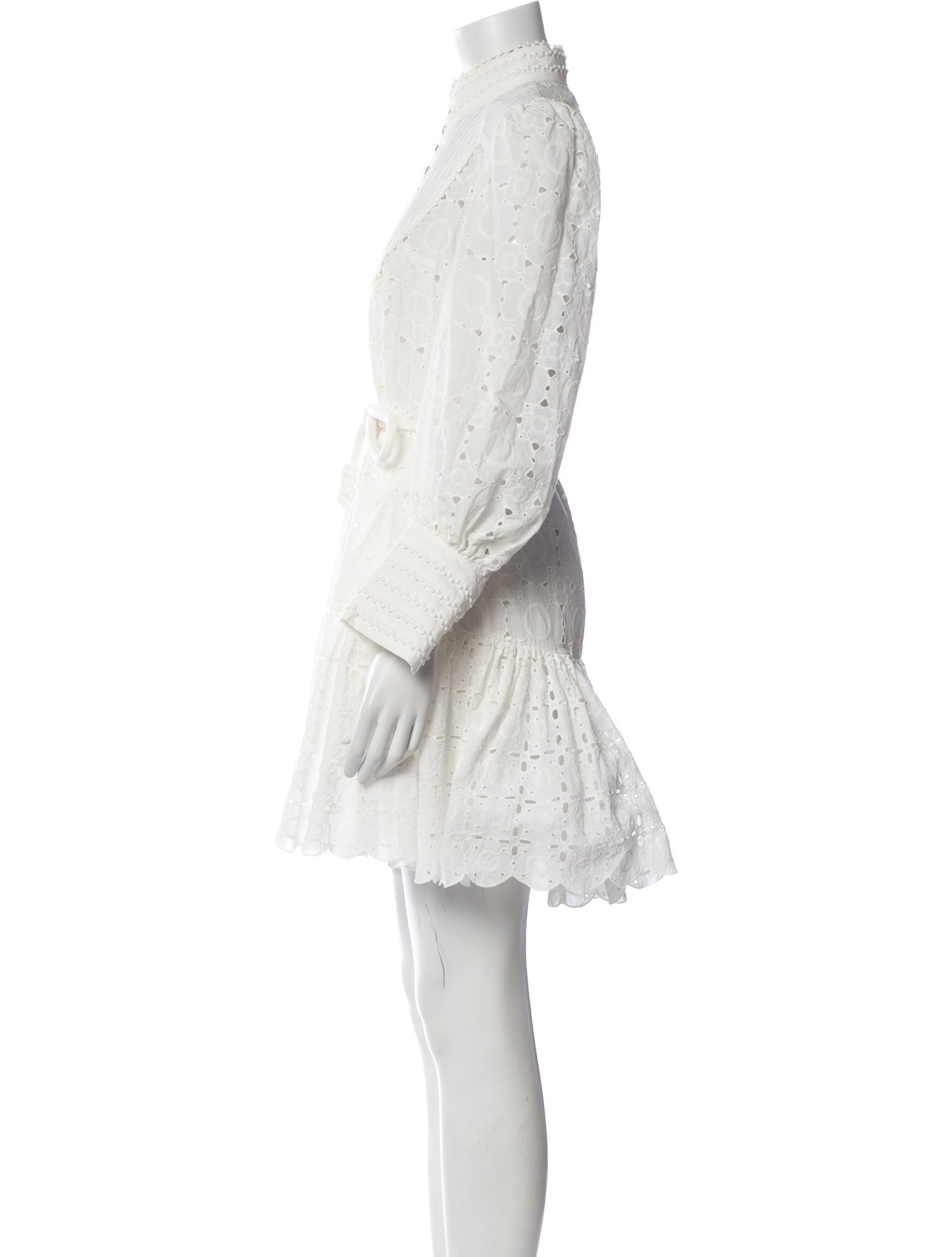 ALÉMAIS Mock Neck Mini Dress