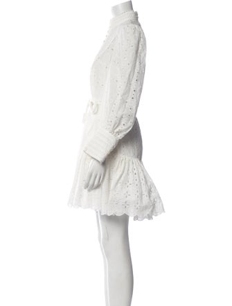 ALÉMAIS Mock Neck Mini Dress