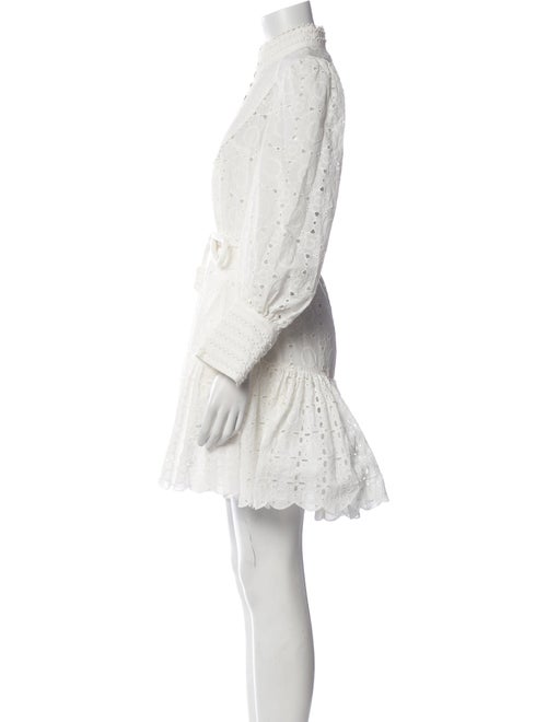 ALÉMAIS Mock Neck Mini Dress