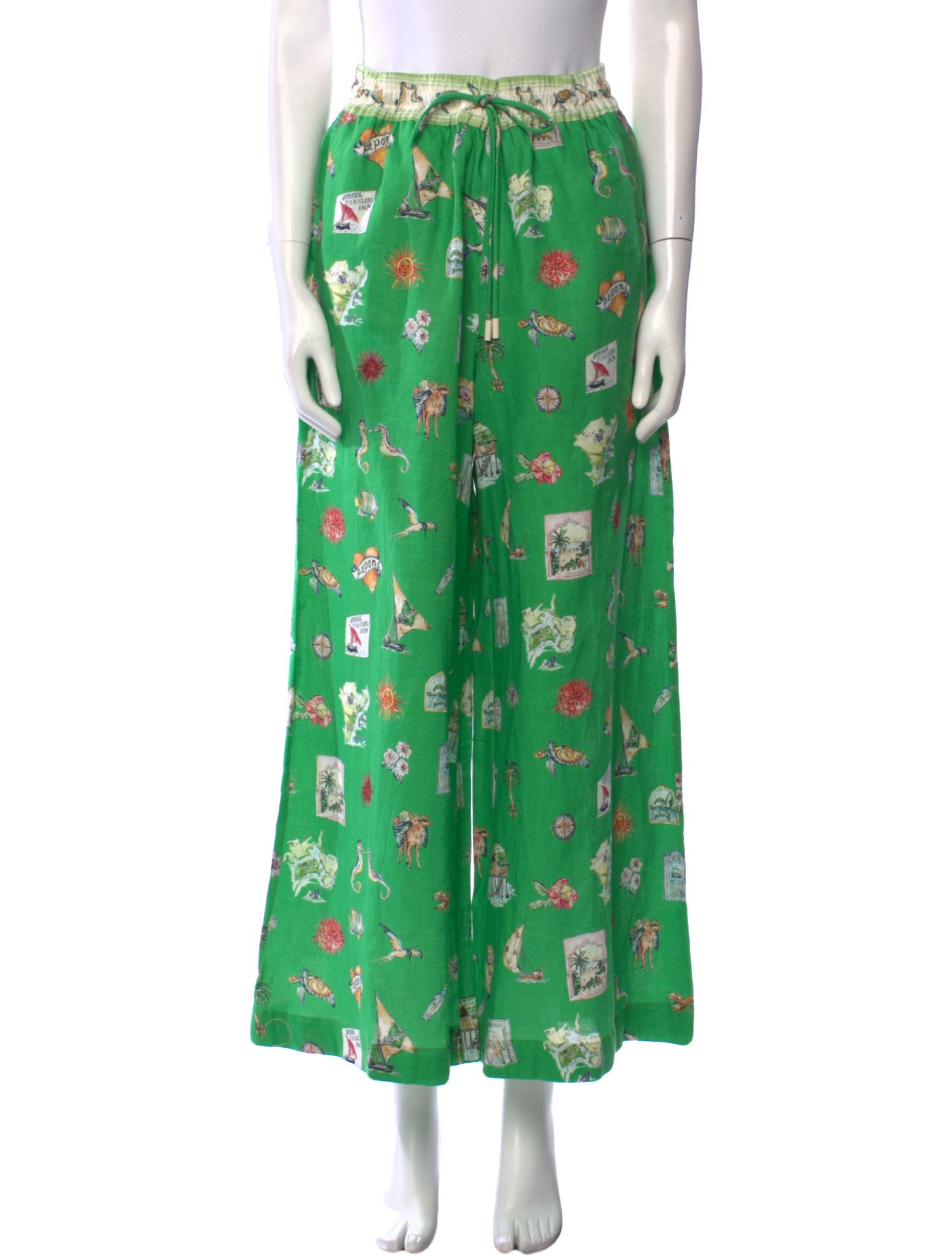 ALÉMAIS Linen Wide Leg Pants