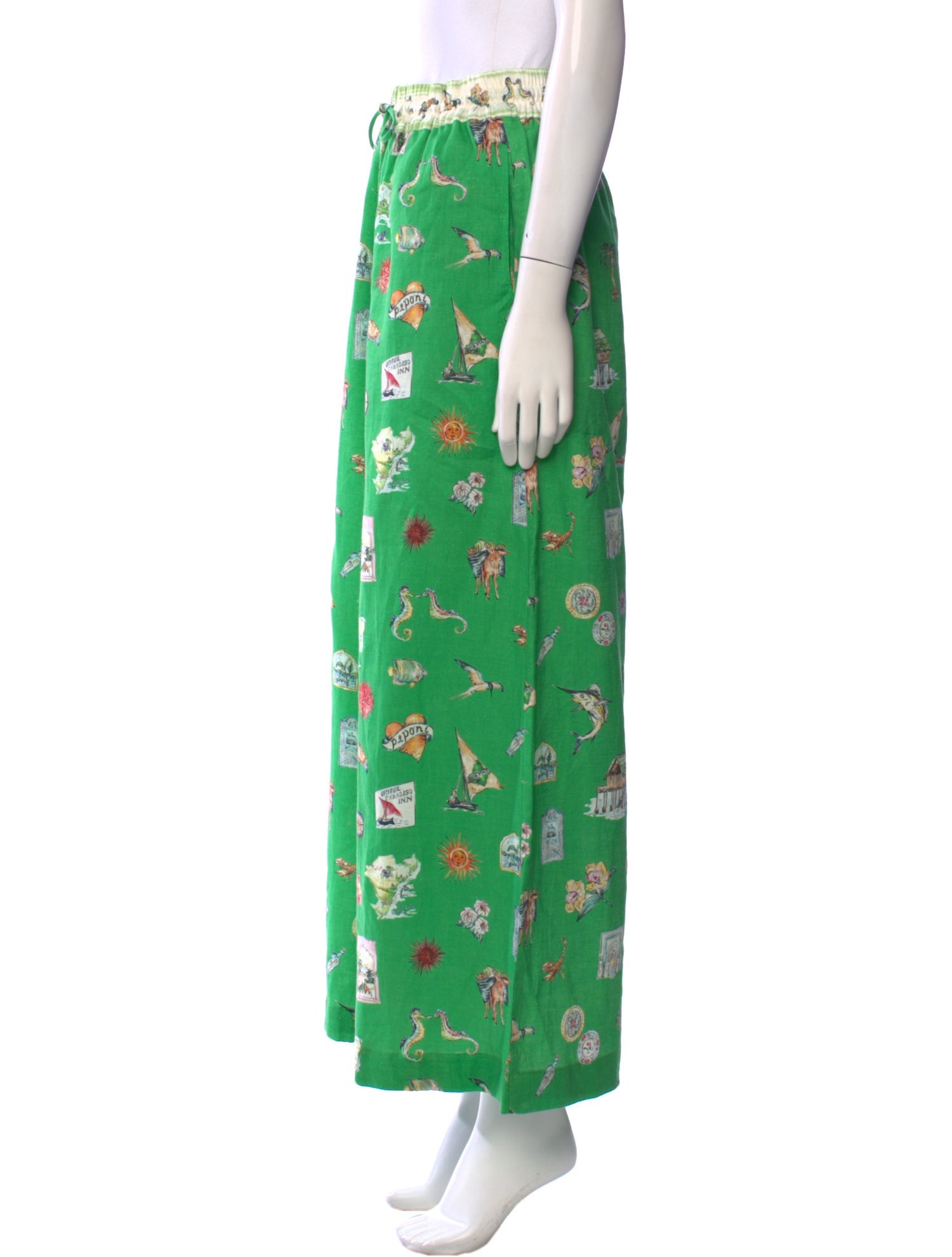 ALÉMAIS Linen Wide Leg Pants