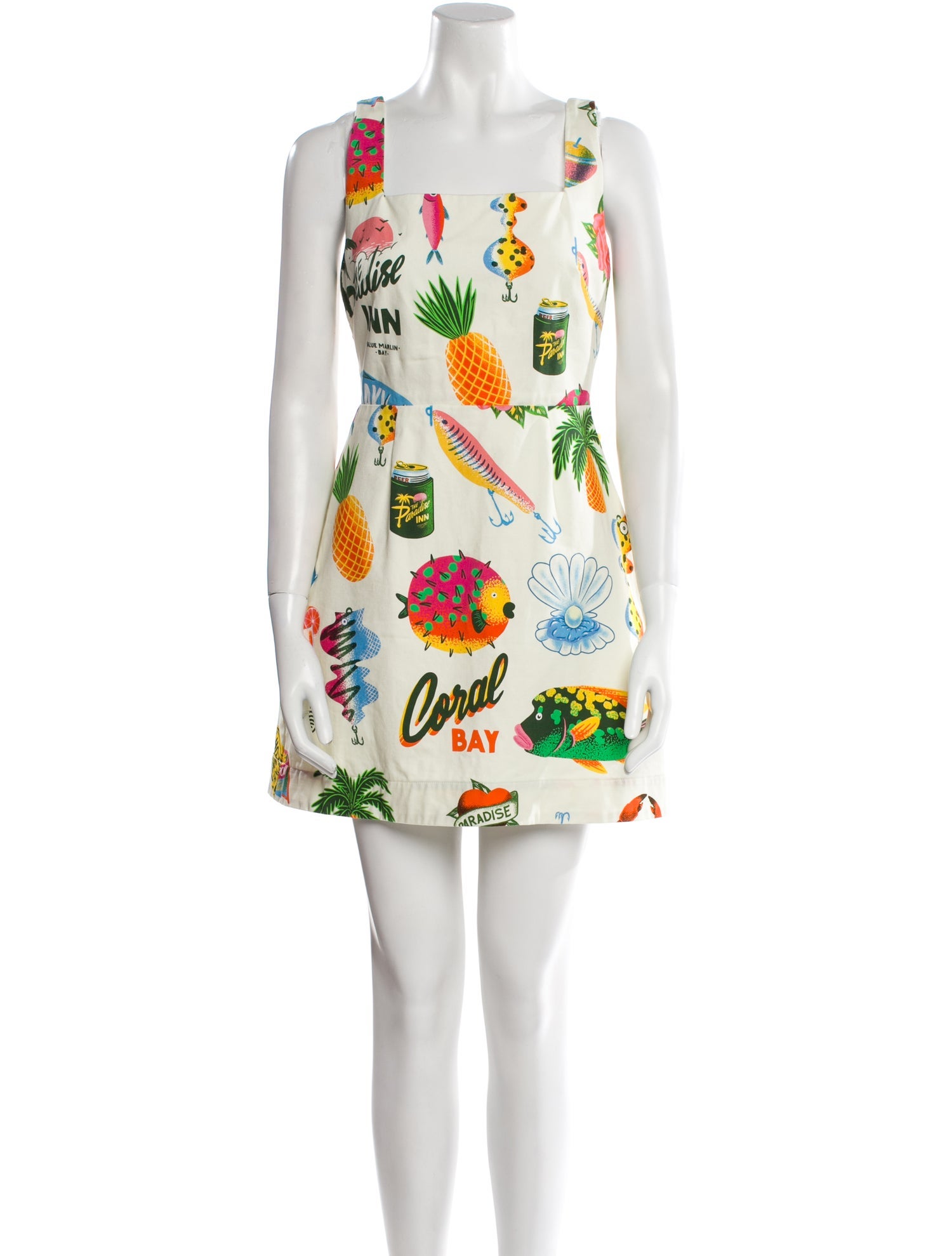 ALÉMAIS Printed Mini Dress