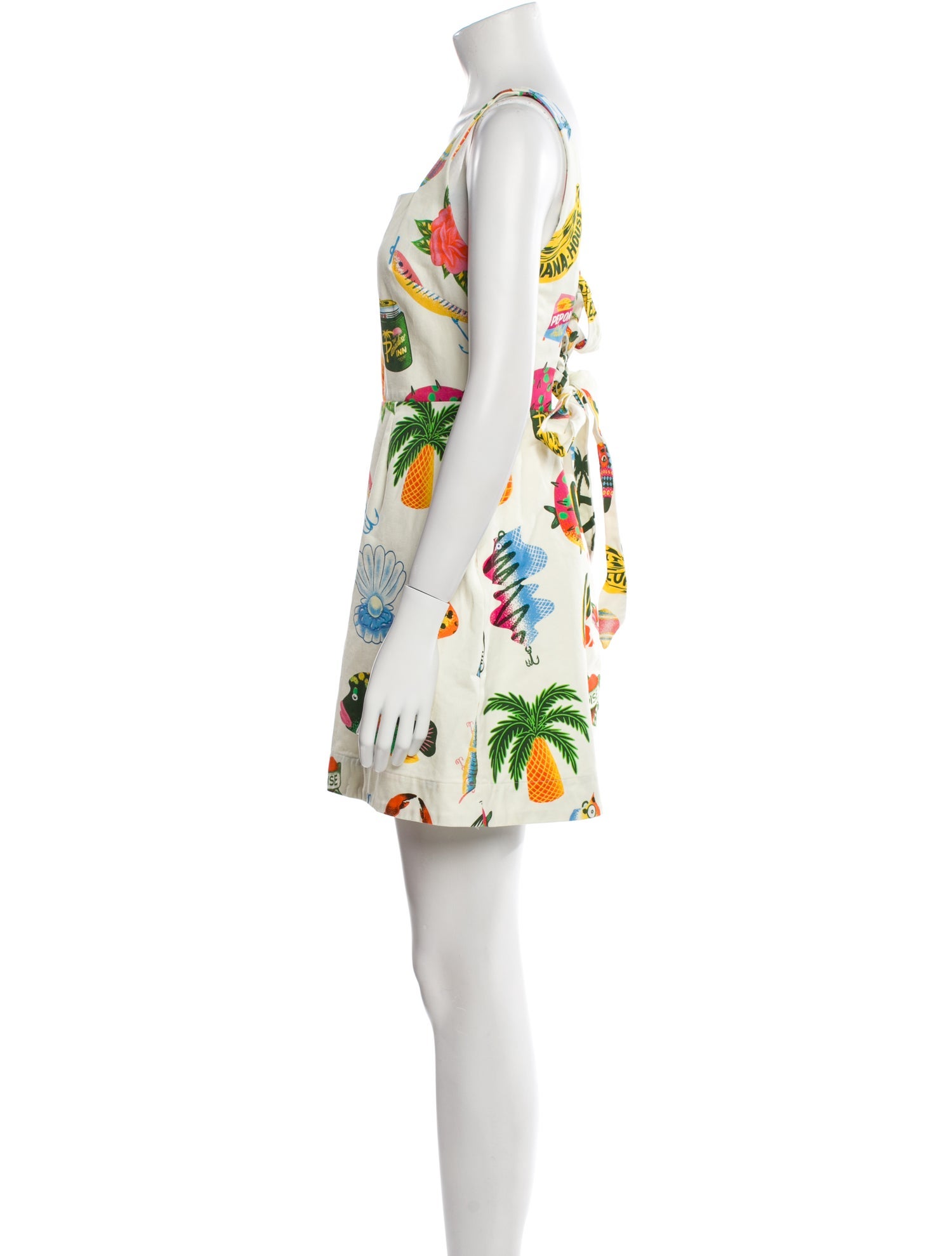 ALÉMAIS Printed Mini Dress