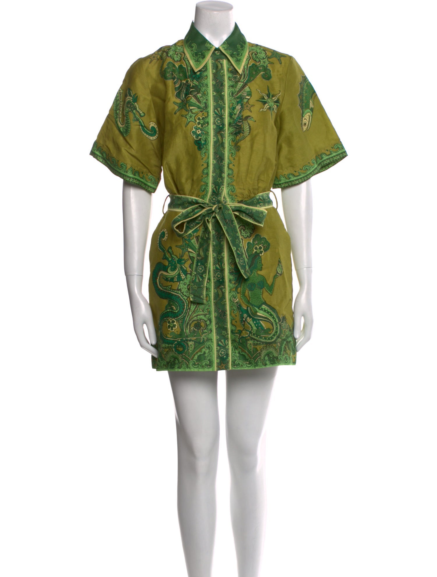 ALÉMAIS Linen Mini Dress