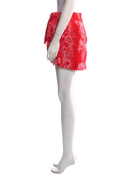 ALÉMAIS Terry Cloth Mini Skirt