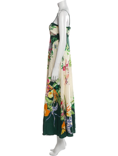 ALÉMAIS Floral Print Midi Length Dress