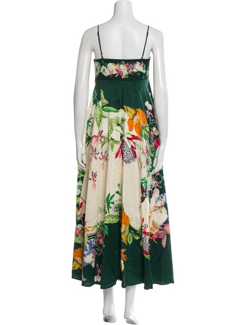 ALÉMAIS Floral Print Midi Length Dress