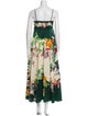 ALÉMAIS Floral Print Midi Length Dress