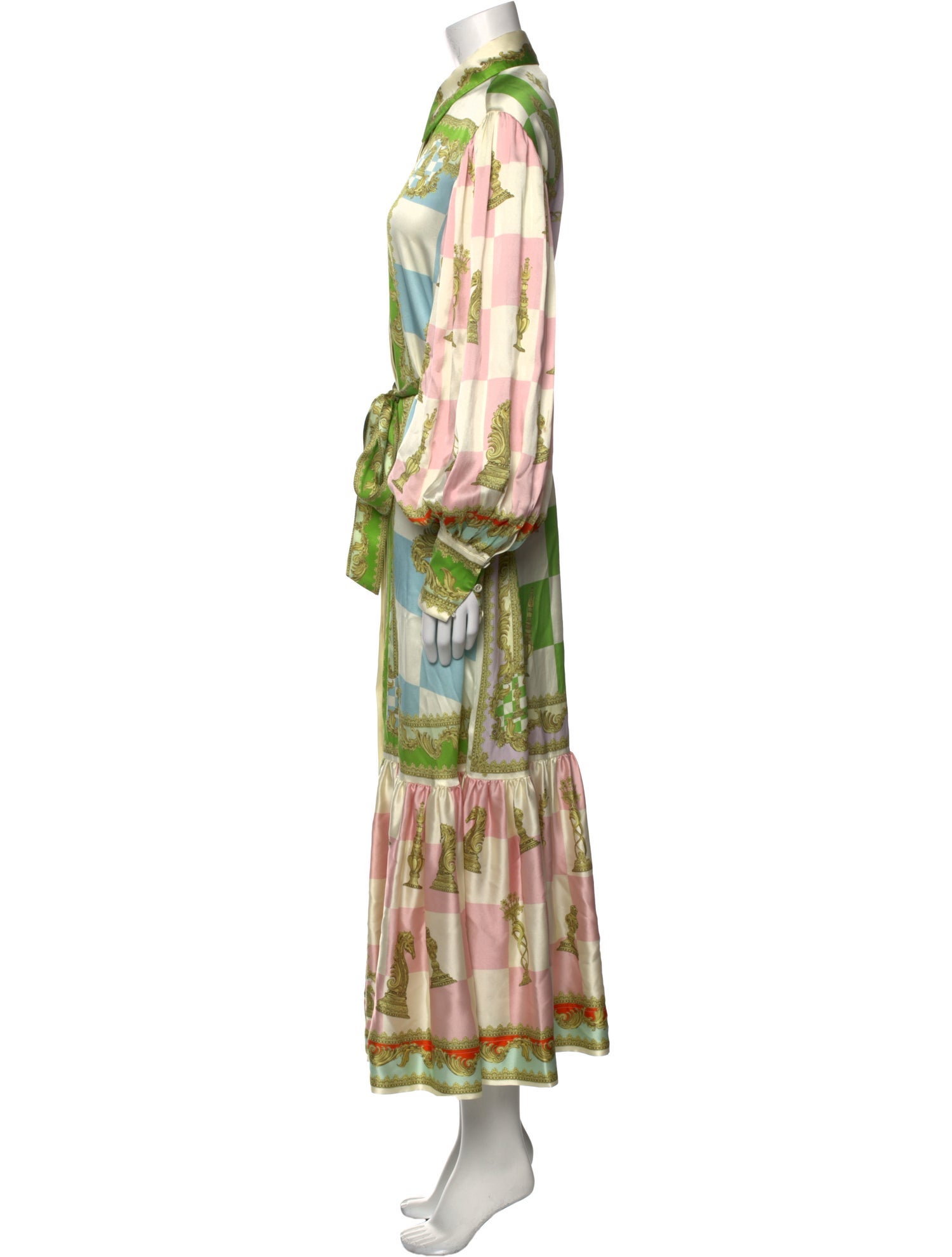 ALÉMAIS Silk Long Dress