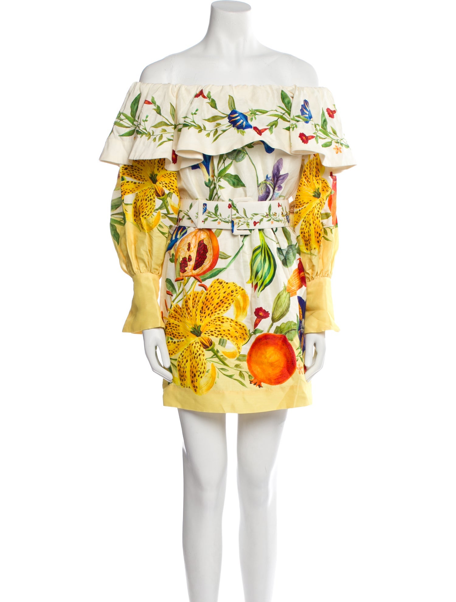 ALÉMAIS Printed Mini Dress