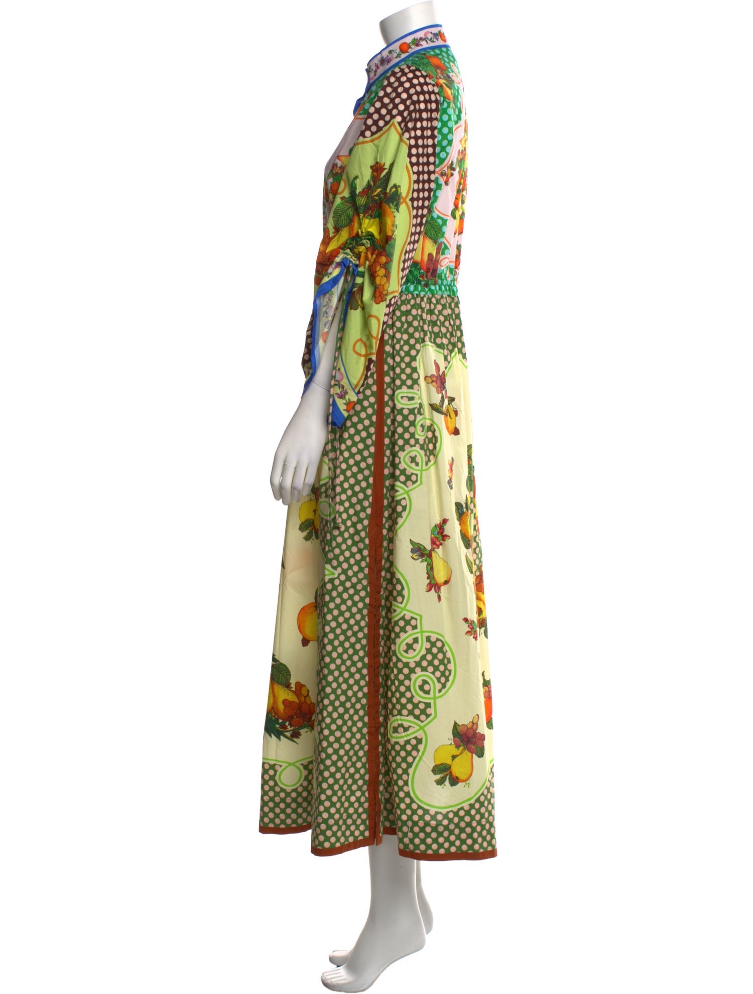 ALÉMAIS Printed Long Dress