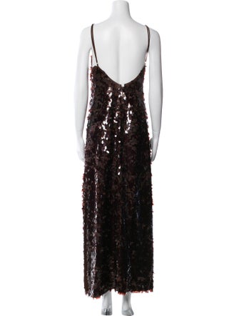 ALÉMAIS V-Neck Long Dress w/ Tags