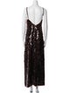 ALÉMAIS V-Neck Long Dress w/ Tags
