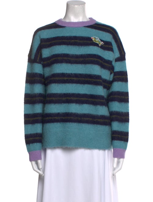 ALÉMAIS Nylon Striped Sweater