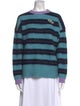 ALÉMAIS Nylon Striped Sweater