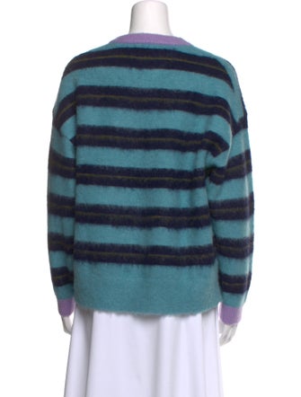 ALÉMAIS Nylon Striped Sweater