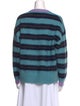 ALÉMAIS Nylon Striped Sweater