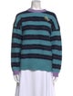 ALÉMAIS Nylon Striped Sweater