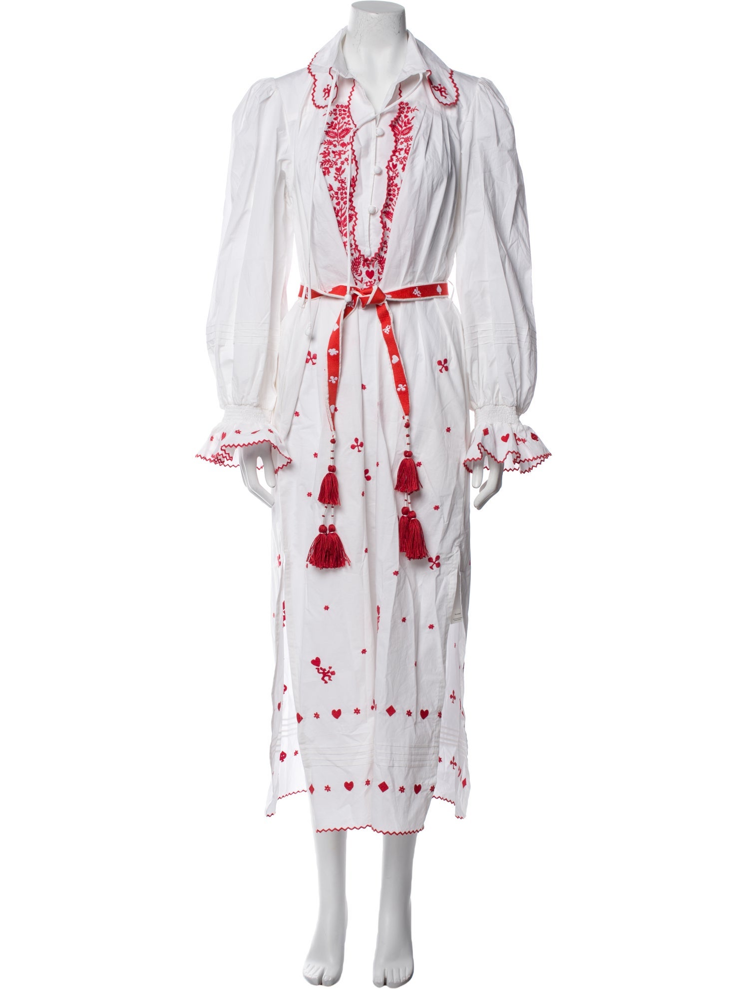 ALÉMAIS Printed Midi Length Dress