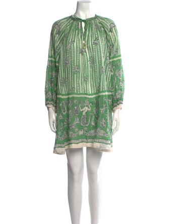 ALÉMAIS Printed Mini Dress