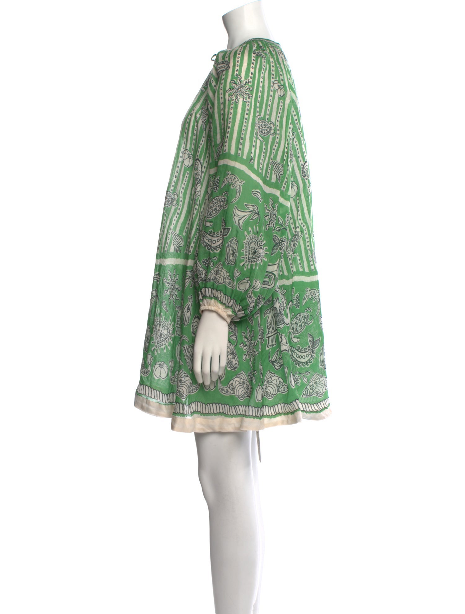 ALÉMAIS Printed Mini Dress