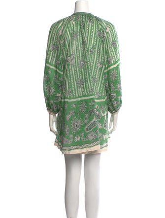 ALÉMAIS Printed Mini Dress