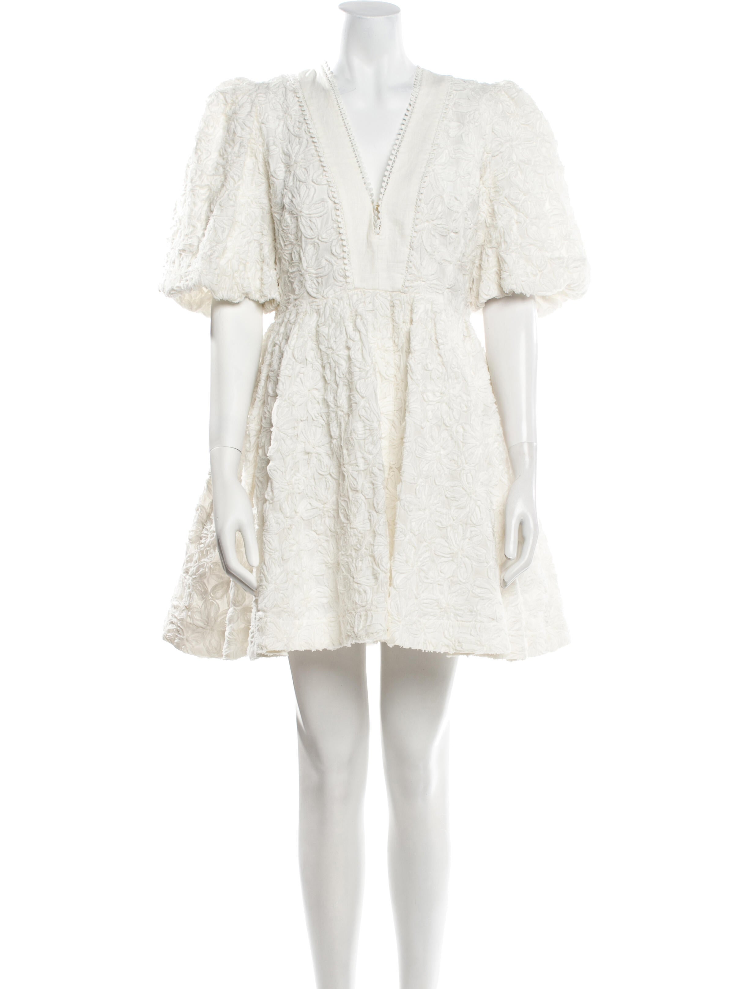 ALÉMAIS V-Neck Mini Dress