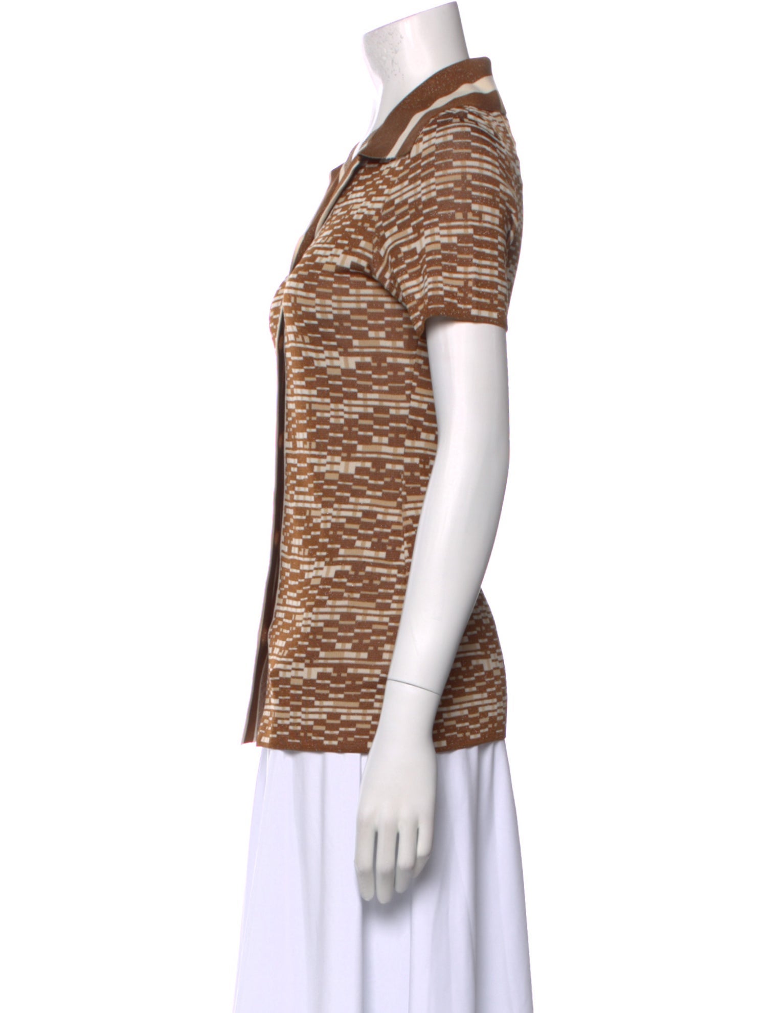 ALÉMAIS Printed Short Sleeve Polo