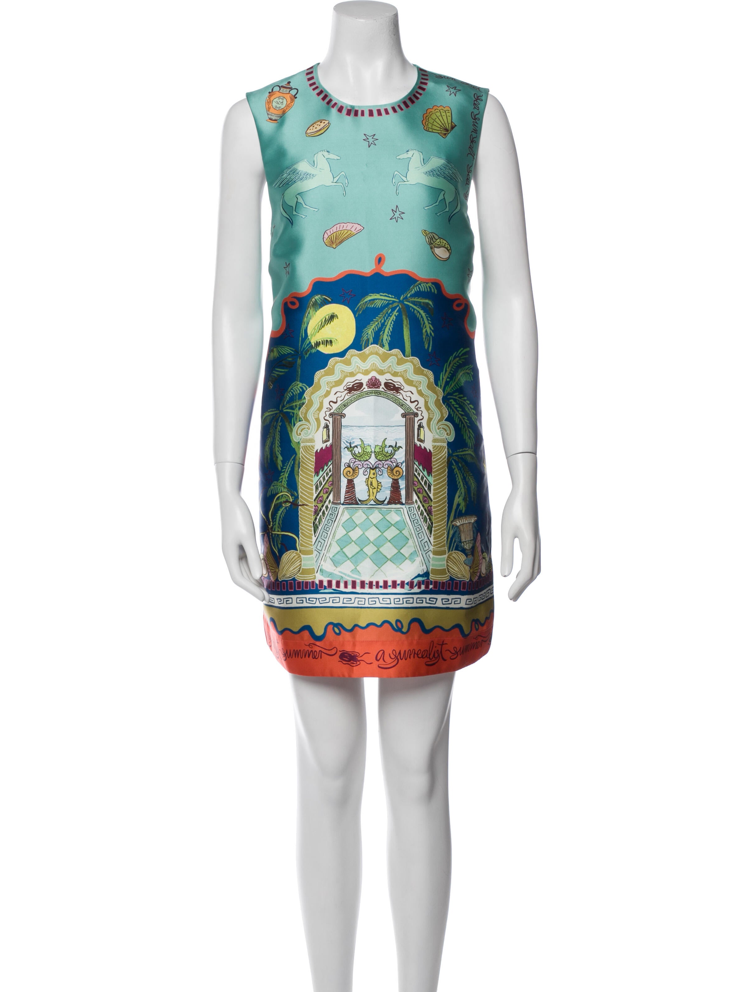 ALÉMAIS Printed Mini Dress