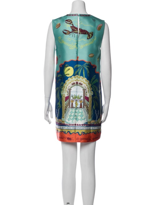 ALÉMAIS Printed Mini Dress