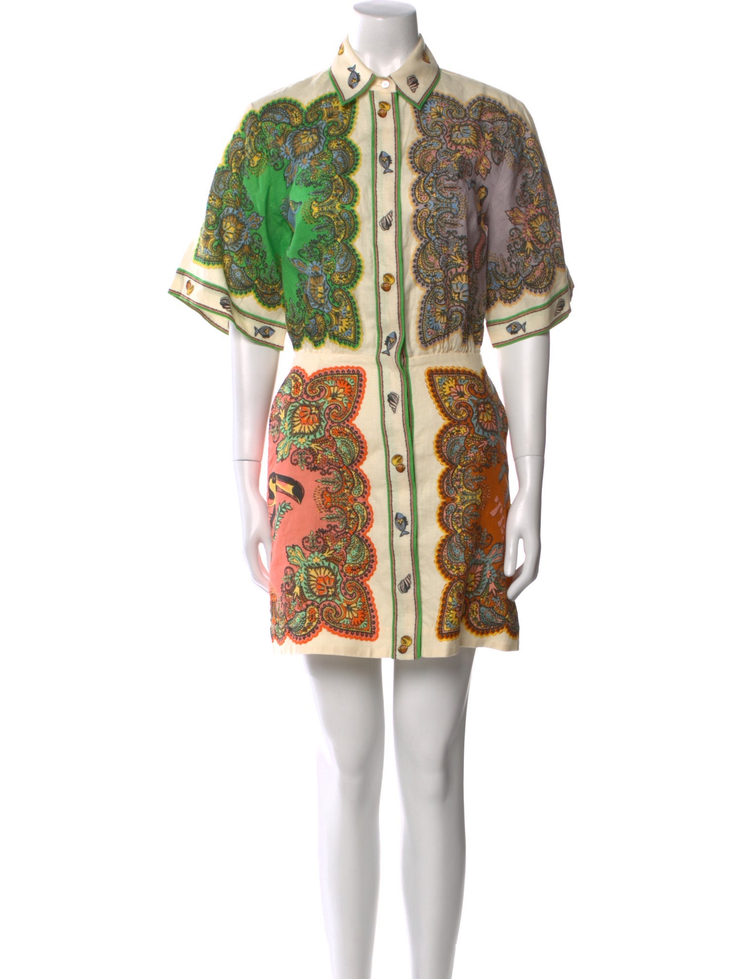 ALÉMAIS Linen Mini Dress