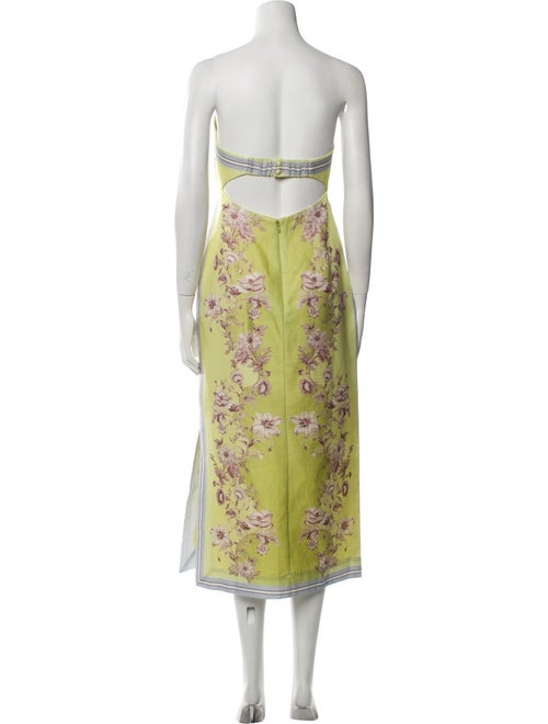 ALÉMAIS Linen Midi Length Dress