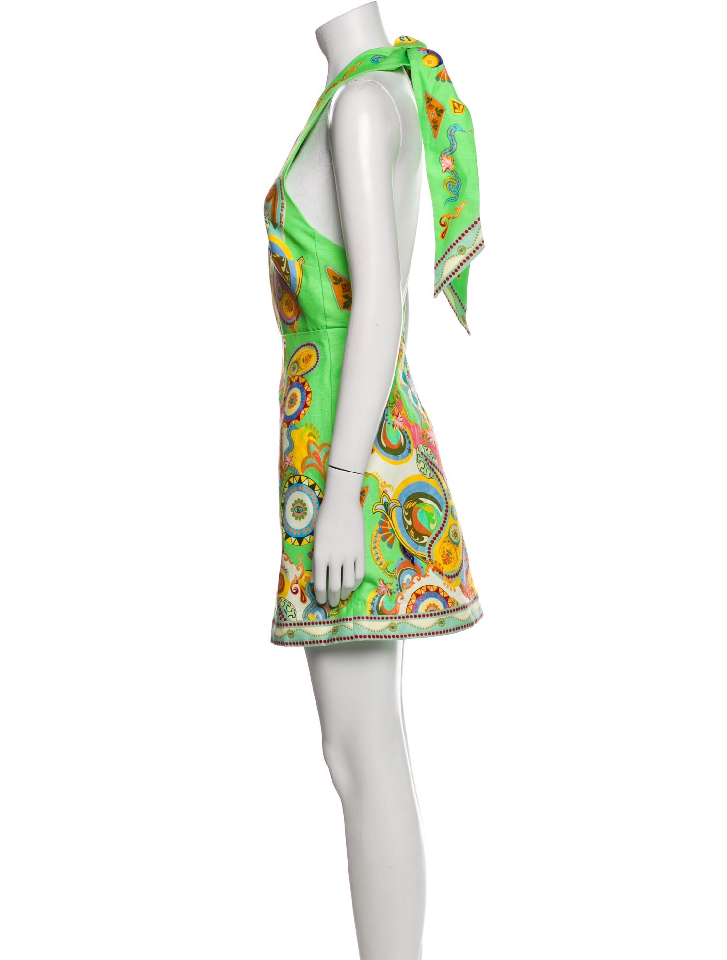 ALÉMAIS Linen Mini Dress