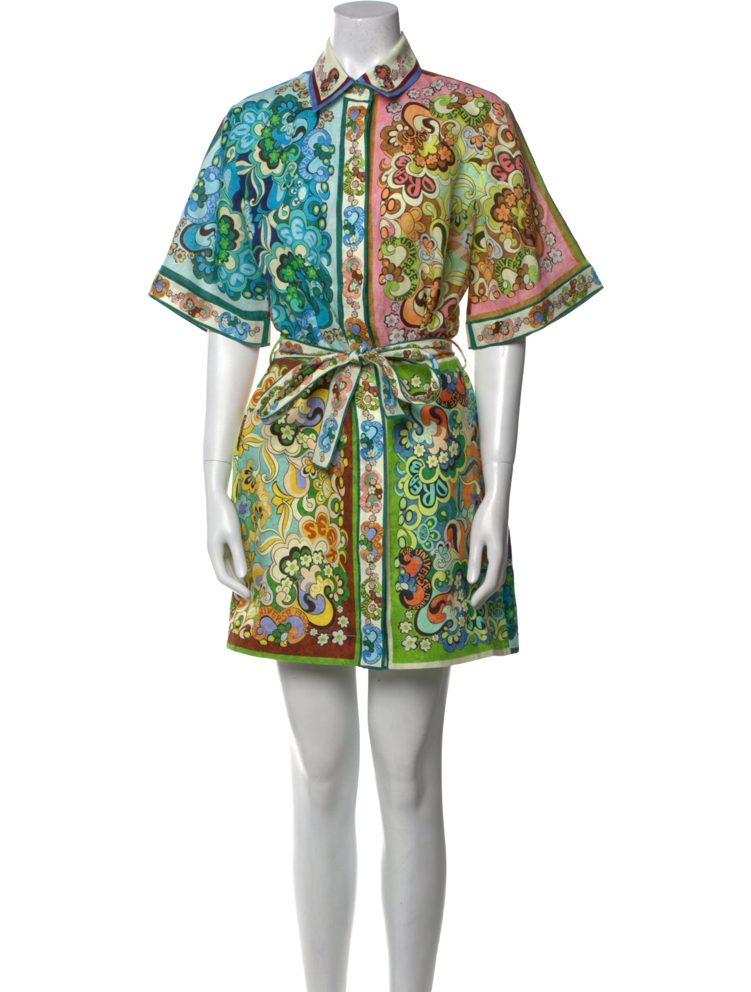 ALÉMAIS Linen Mini Dress