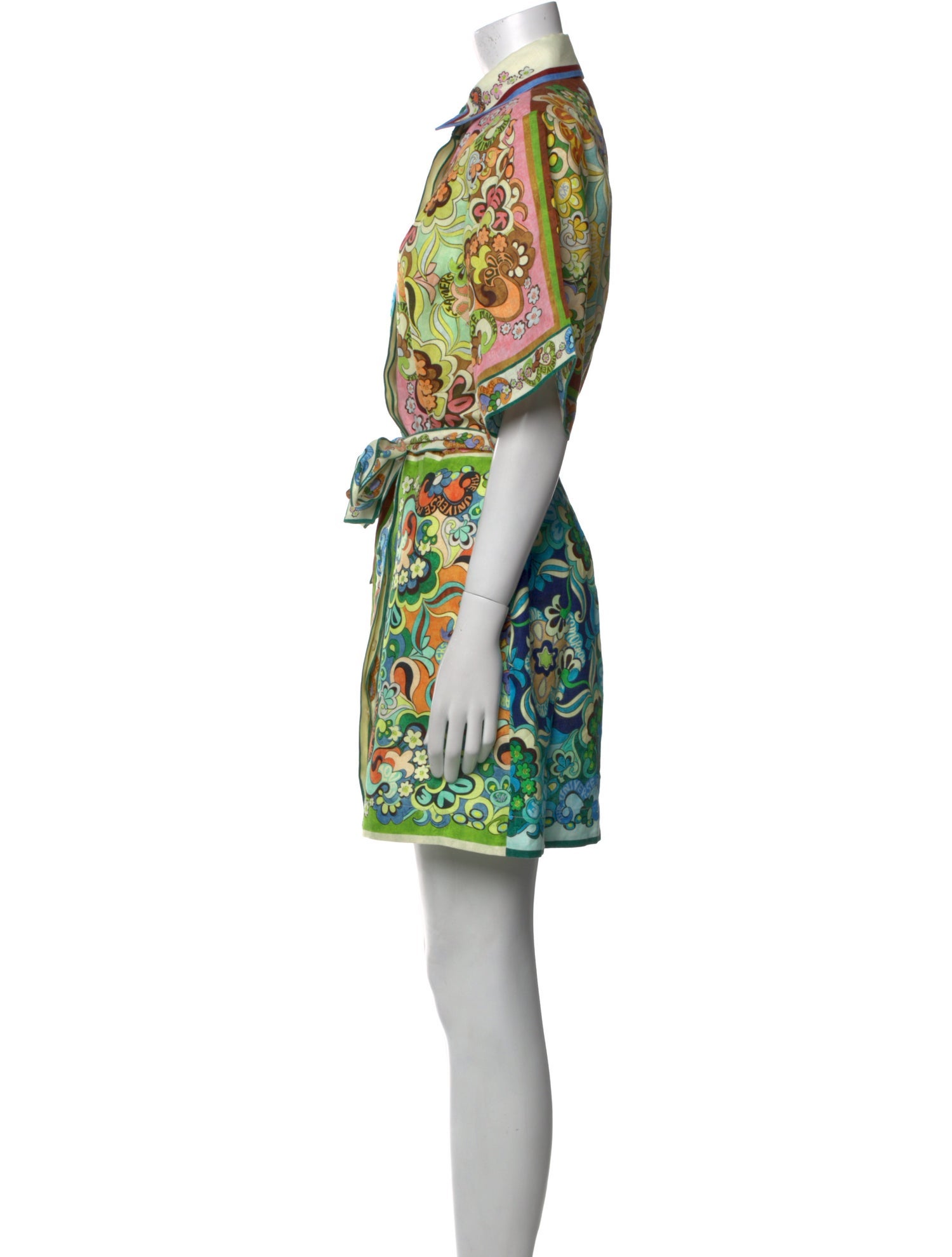 ALÉMAIS Linen Mini Dress