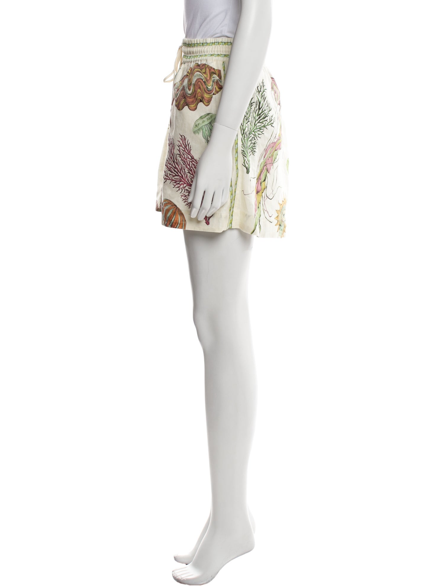 ALÉMAIS Linen Mini Shorts