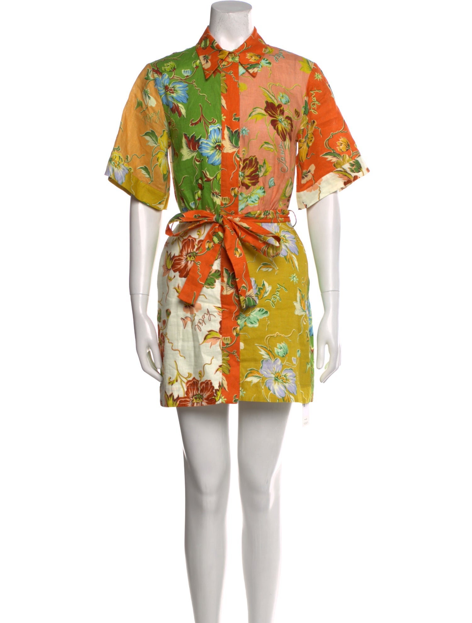 ALÉMAIS Linen Mini Dress