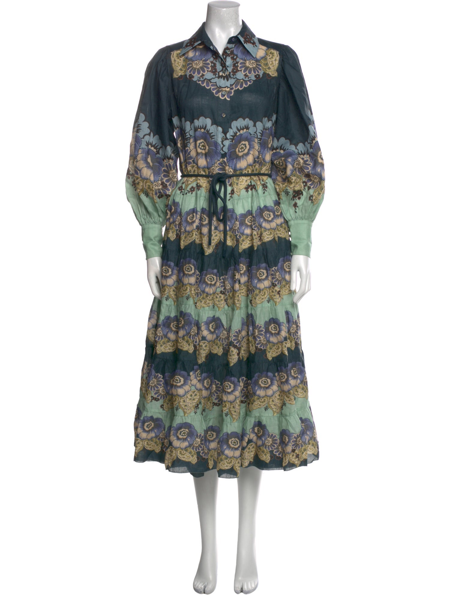 ALÉMAIS Printed Long Dress