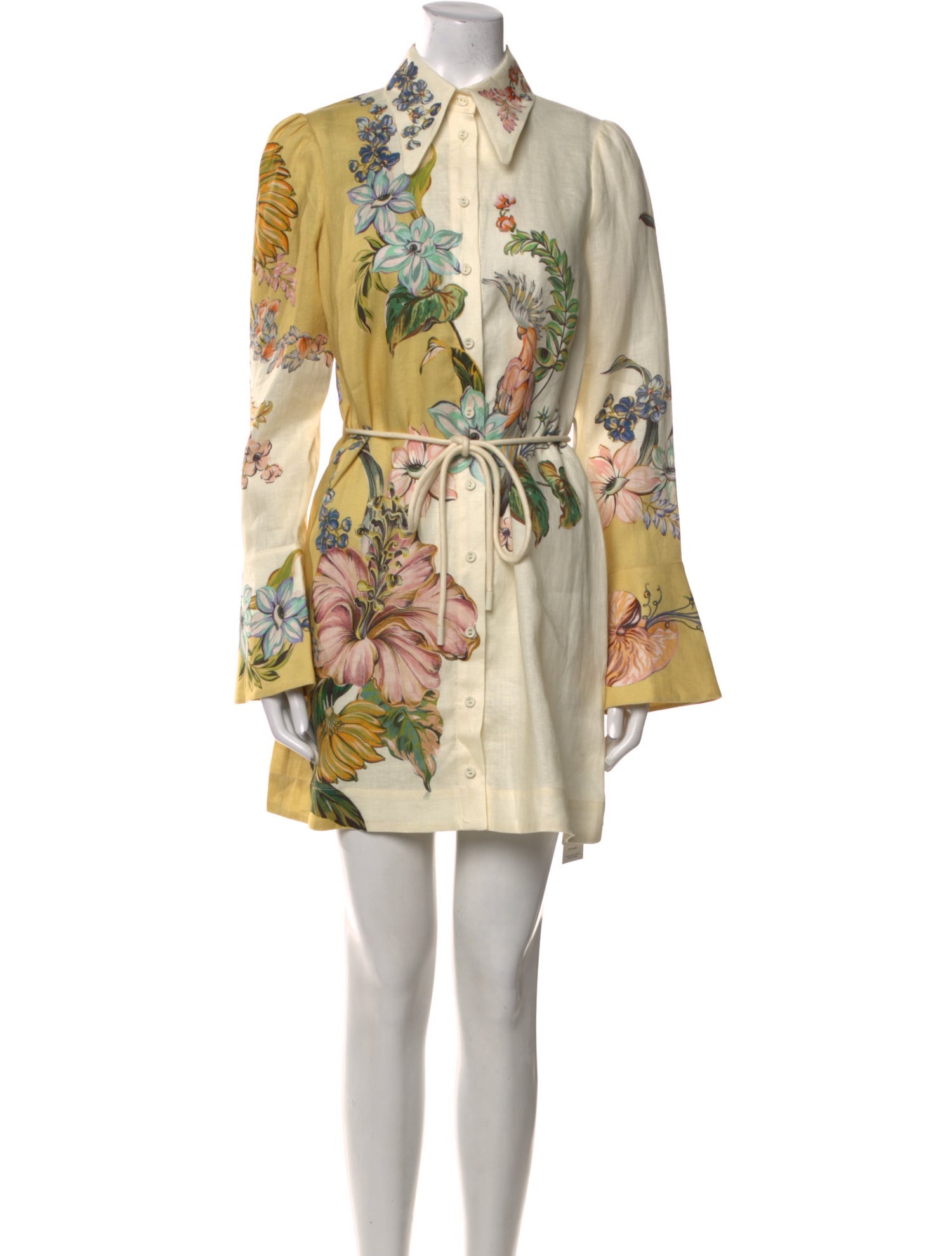 ALÉMAIS Linen Mini Dress