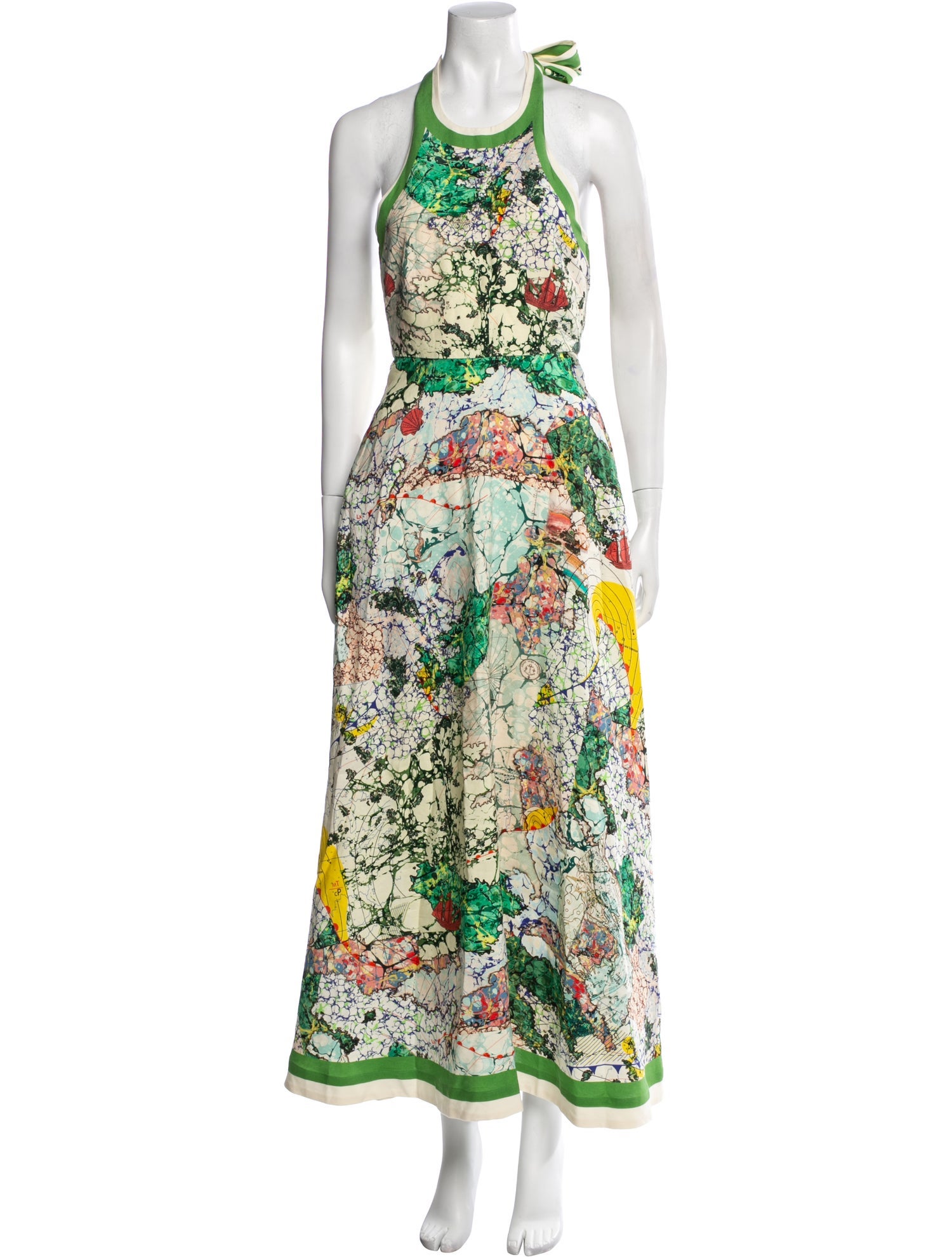 ALÉMAIS Silk Long Dress w/ Tags