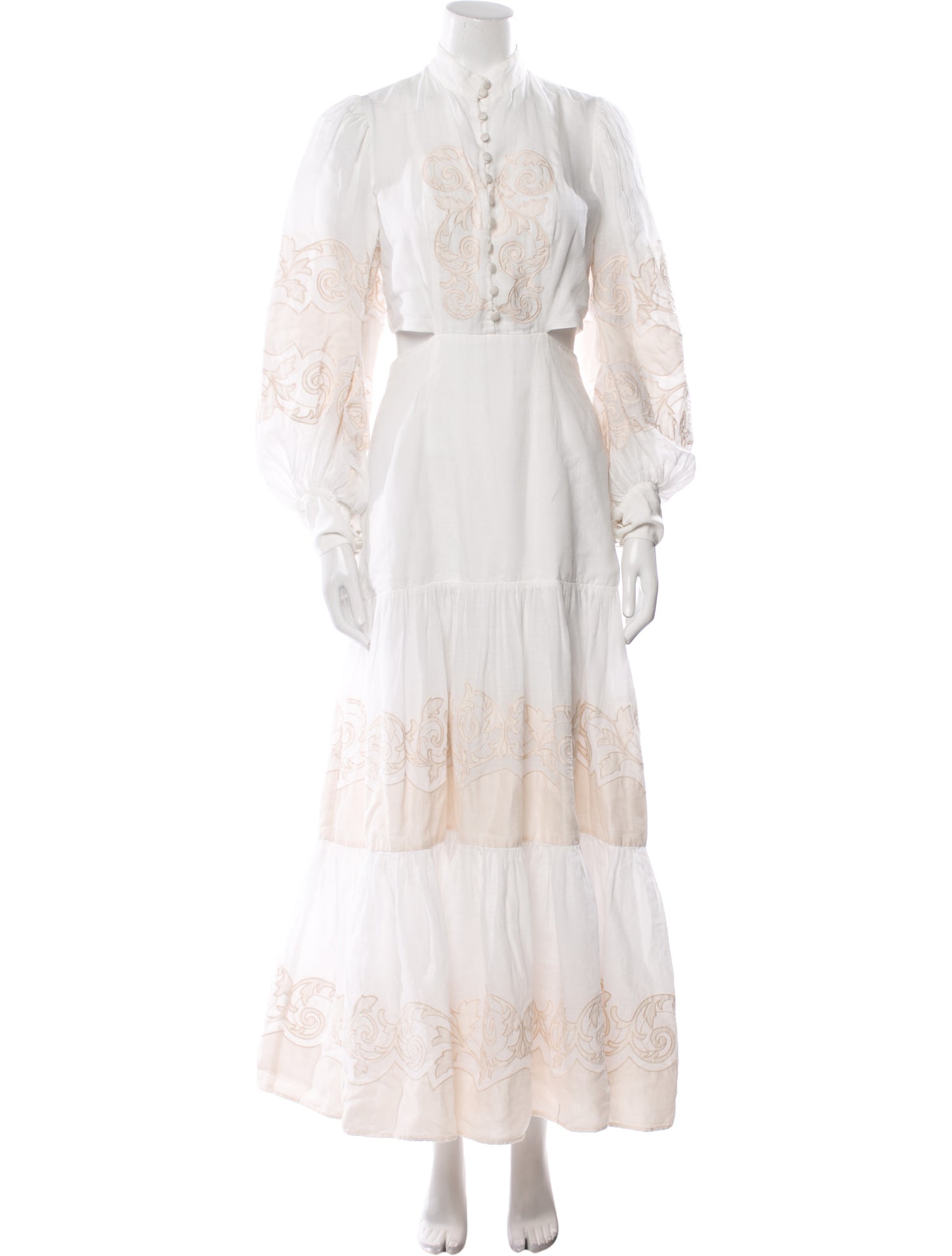 ALÉMAIS Mock Neck Long Dress