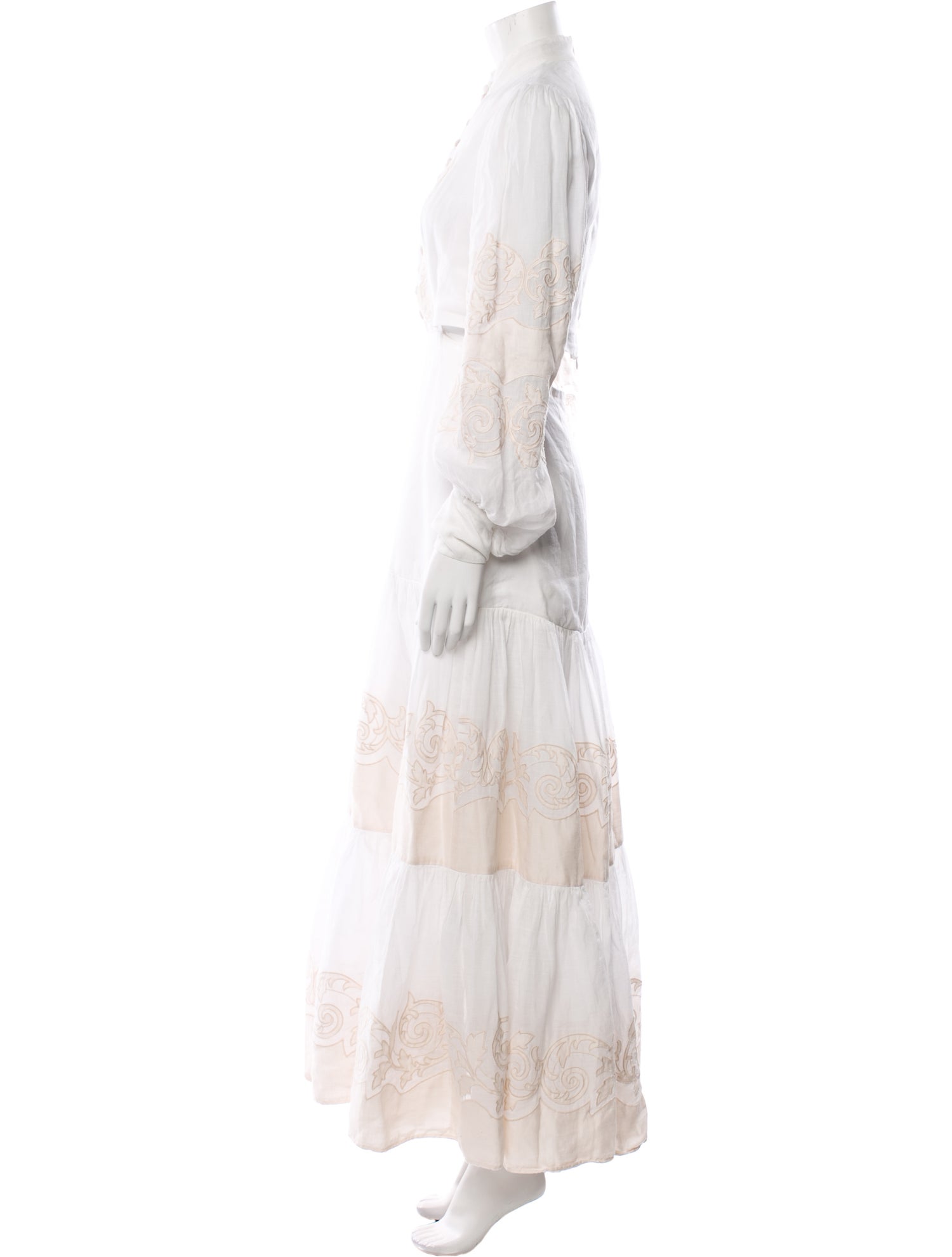 ALÉMAIS Mock Neck Long Dress