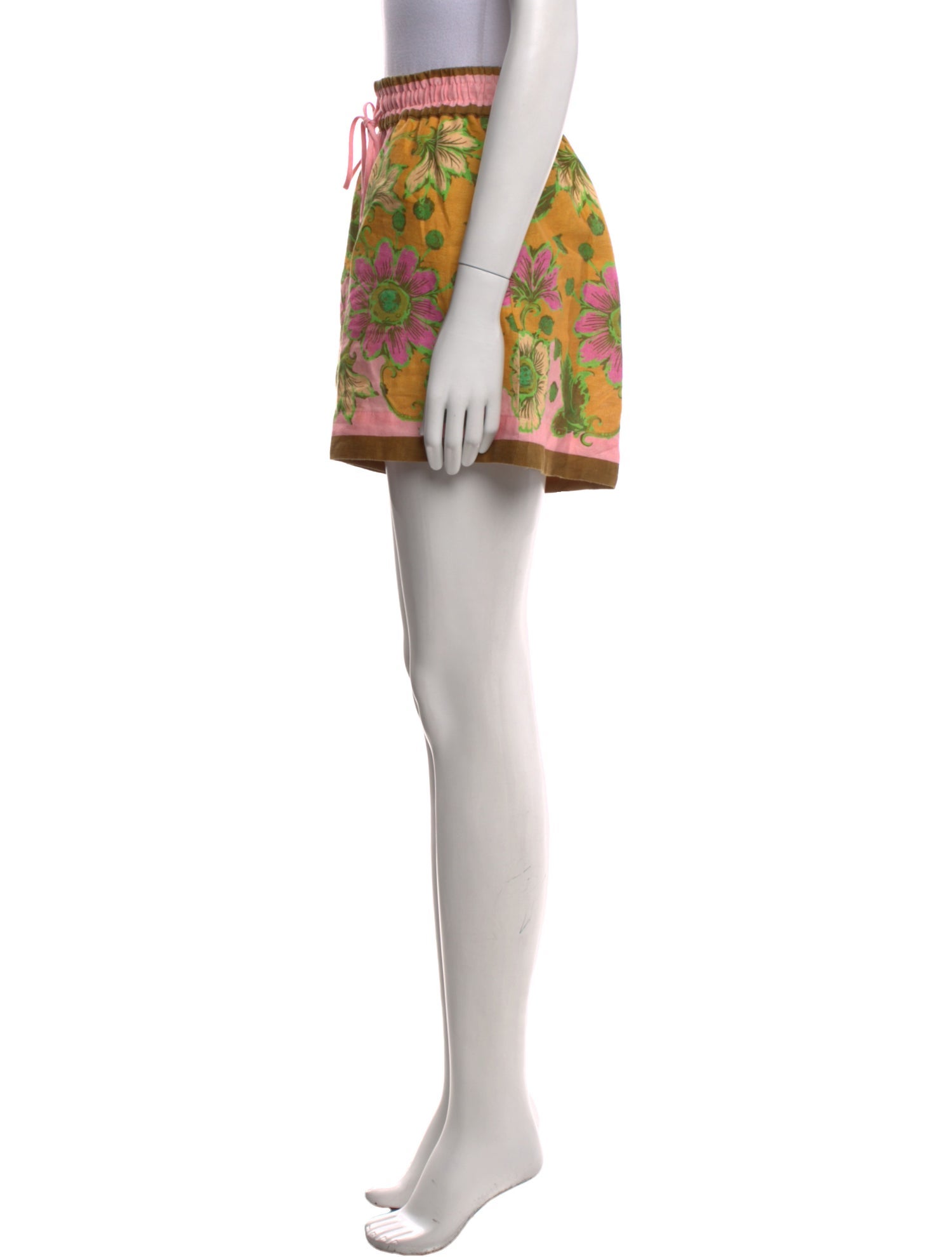 ALÉMAIS Linen Mini Shorts